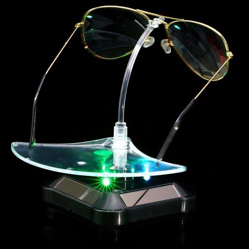 OM+ चश्मा फ्रेम निर्माता सोलर शोकेस LED SG-005